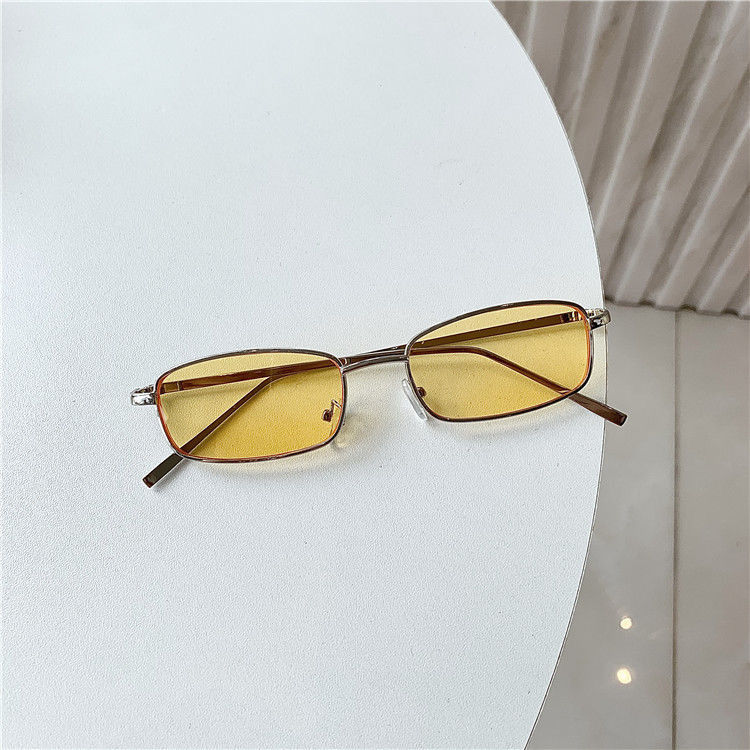 Thumbnail: New Small Frame Rectangle Sunglasses Women's Brand Designer Square Sun Glasses C