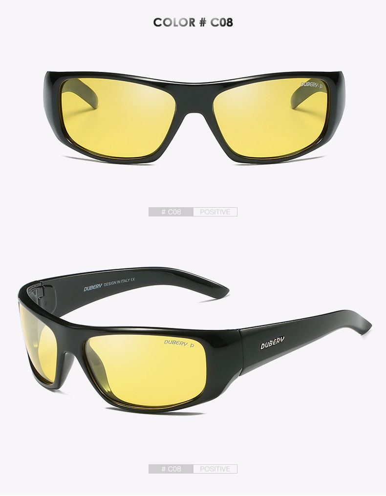 Thumbnail: New DUBERY Brand Camouflage Sports Men Sunglasses Fishing Polarized Sun Glasses 