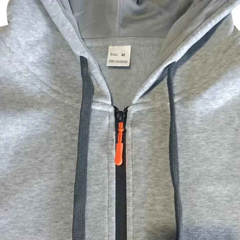 Thumbnail: 2026 Autumn and winter new men's multi pocket zipper hooded sports shirt+pants t