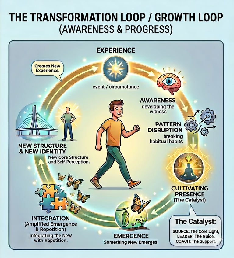 The Transformation Loop showing 7 stages of growth team cycles