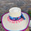 Thumbnail: Size 54 Standard 5" Lace Under Brim Diamond T Hat (006)