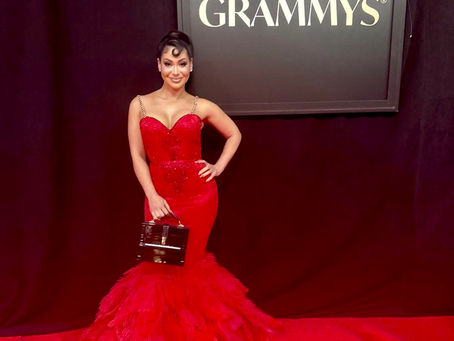 Tiffany Miranda Stuns at the GRAMMYS