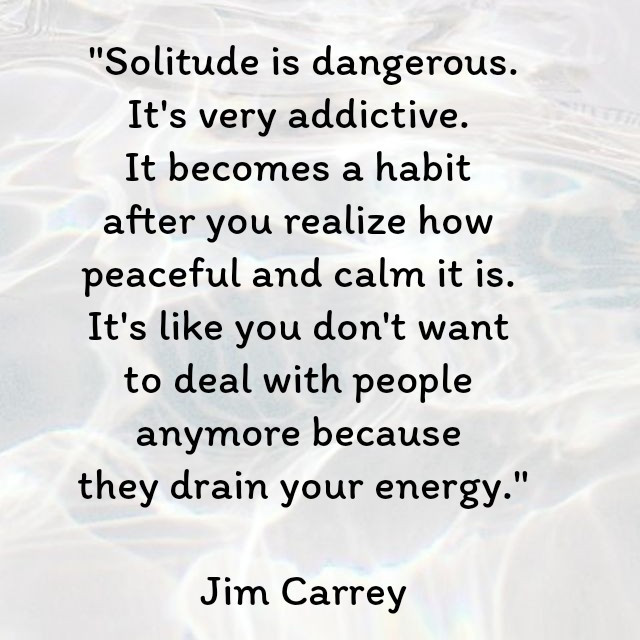 Jim Carrey Solitude quote x That Mood Swing