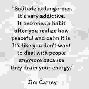 Jim Carrey Solitude quote x That Mood Swing