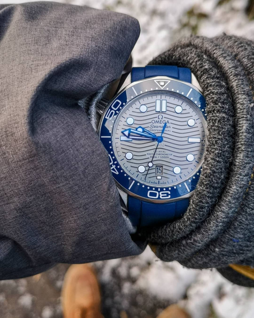 Seamaster Diver Total Grey And Blue (AAA+)