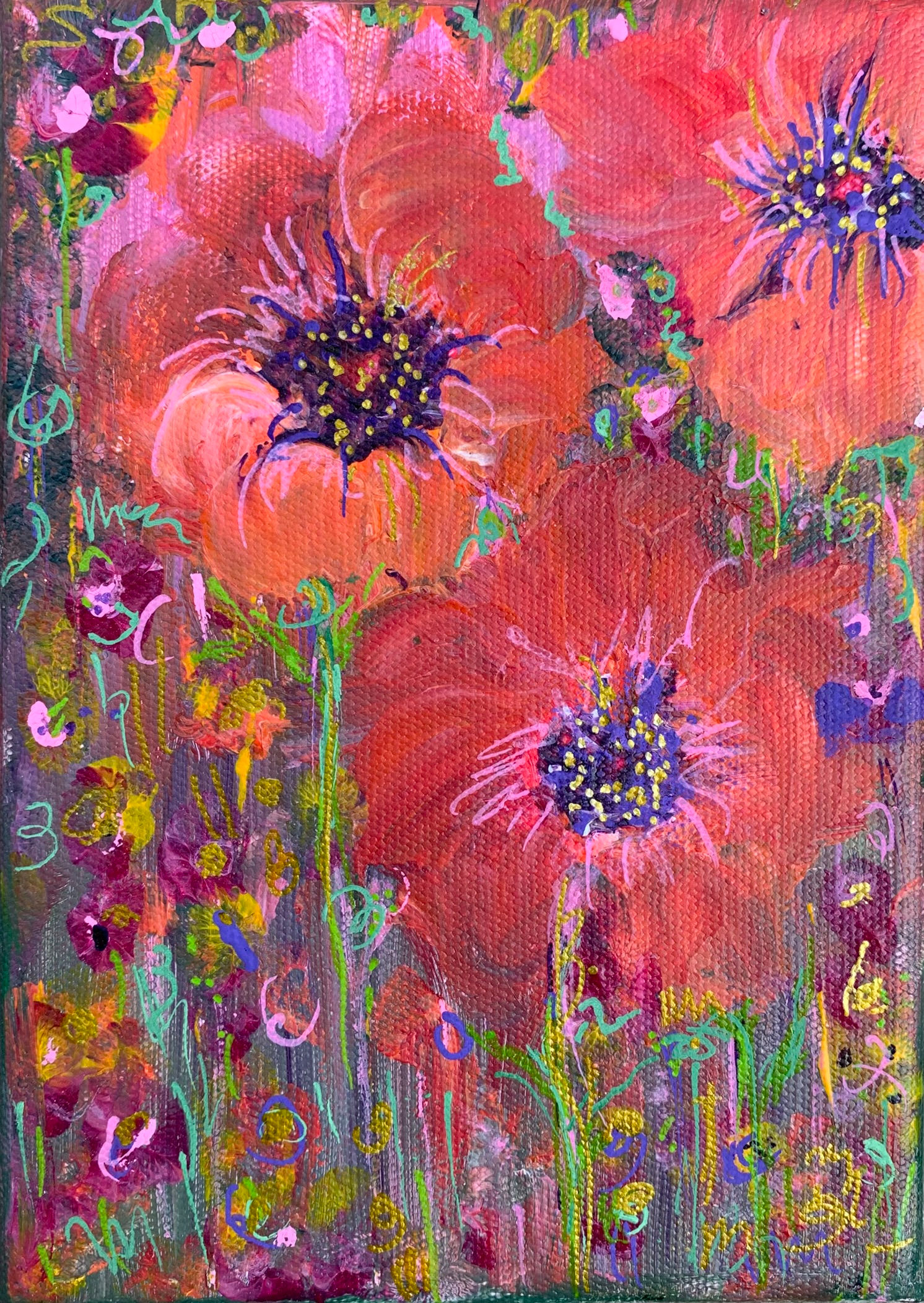 Psychedelic Poppies