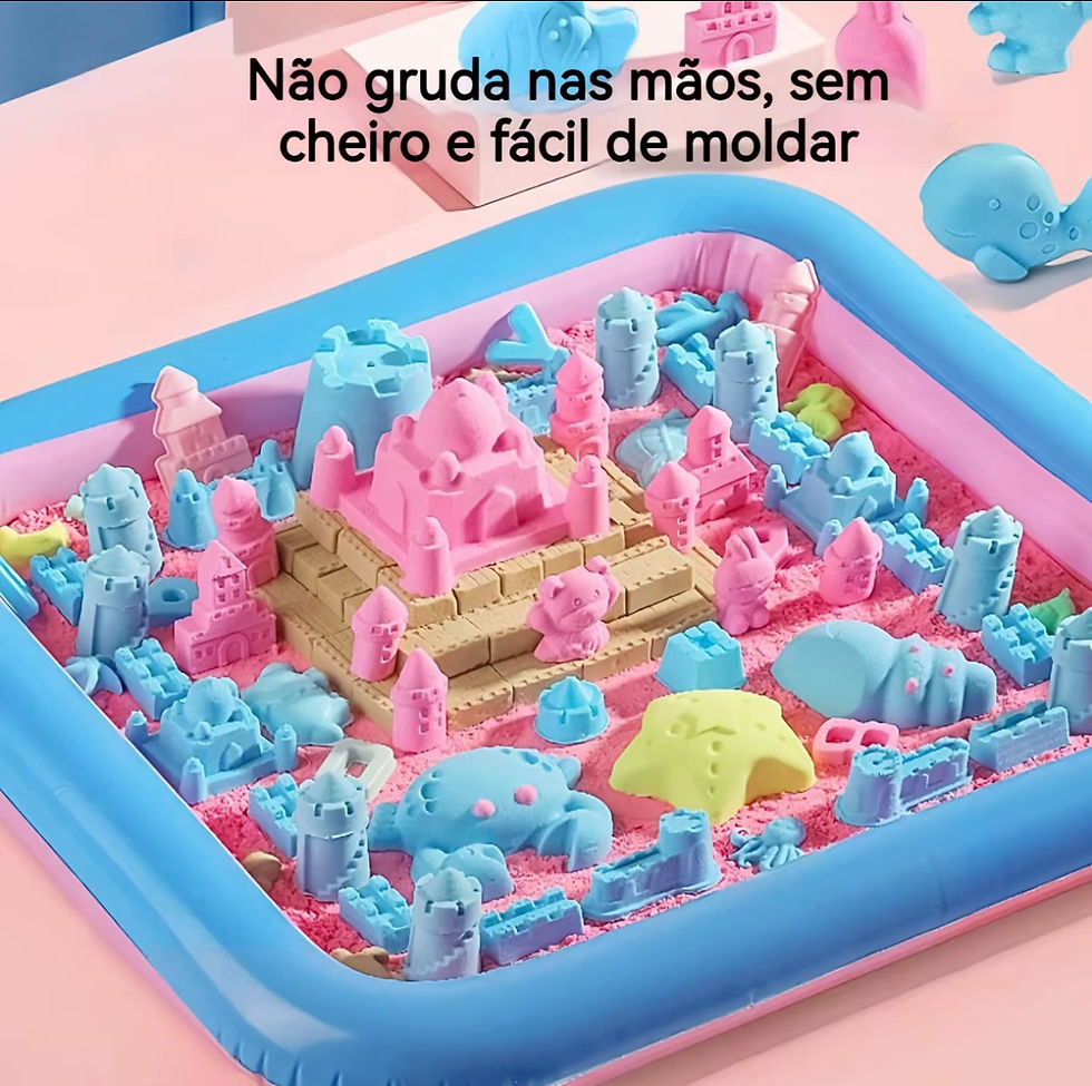 Thumbnail: Conjunto de Brinquedos de Areia Cinética