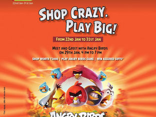 Angry Birds Rock Oberoi Mall, Mumbai