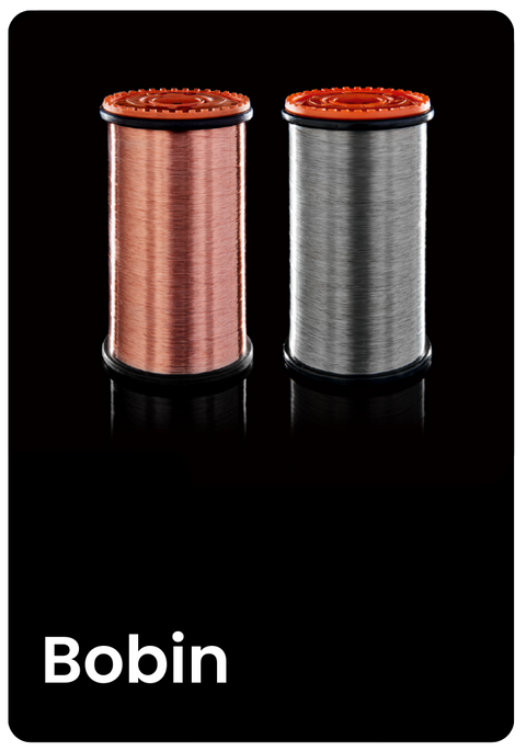 Multi wires, coil transfer
various types of machines
is wound on bobbins.