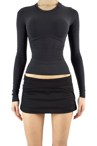 lily様　ATTブラック ALTER EGO Low Rise Mini A-Line Skirt with Invisible Zipper
