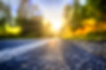 Strada al tramonto