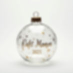 Personalized Glass Bauble