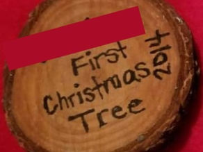 Baby's First Christmas Tree Keepsake
