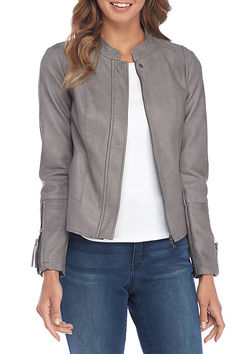 LEATHER MOTO JACKET