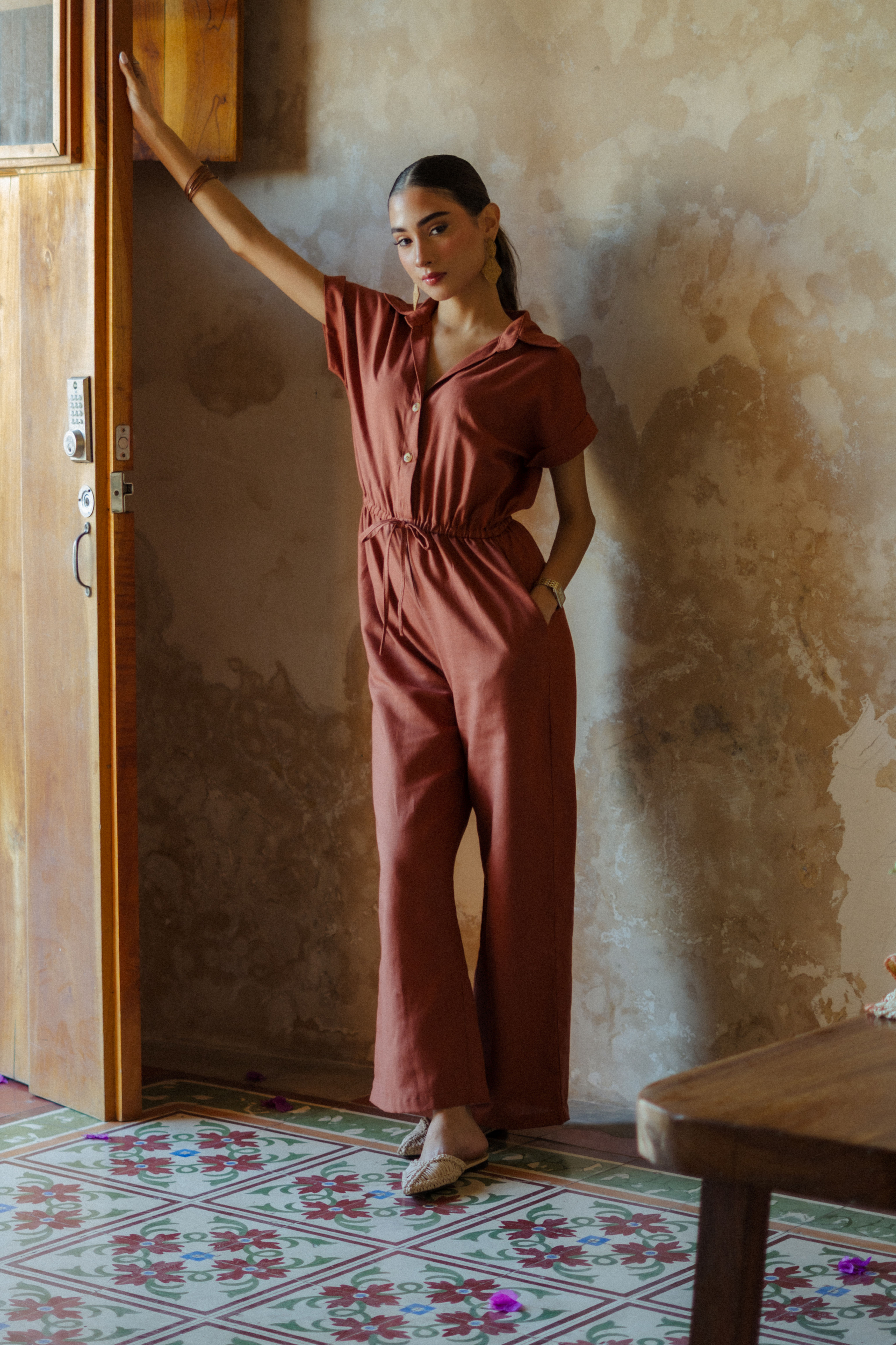 JUMPSUIT CAMISERO