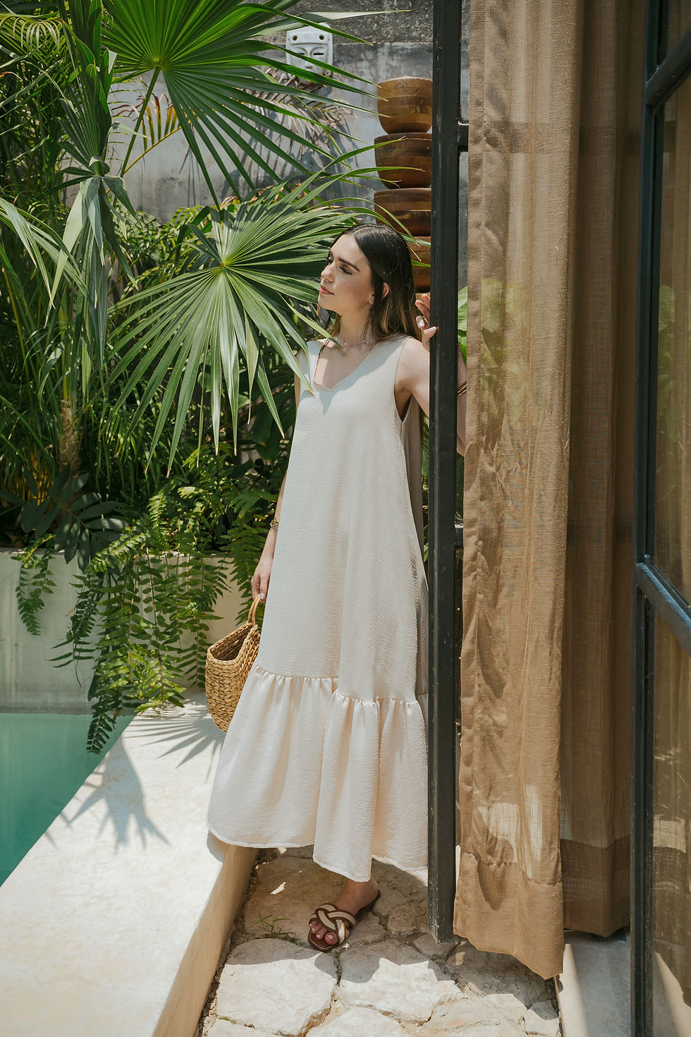 Miniatura: MAXI VESTIDO FLUIDO SISADO
