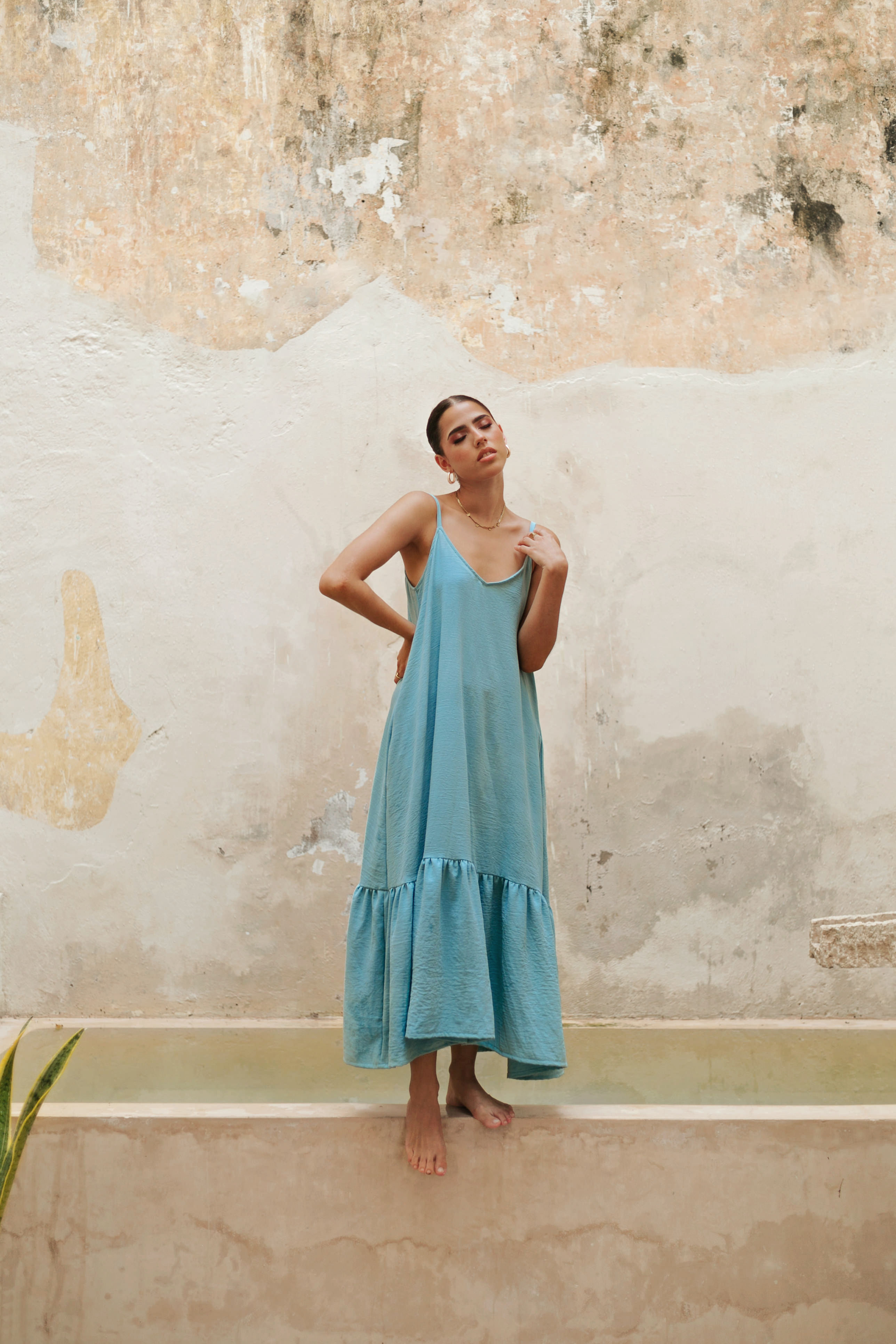MAXI VESTIDO FLUIDO
