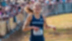 Audrey Maclean crosses the finish line to win the NCAA D3 XC Championships // Photo via Ryanne Sutton