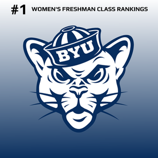 2021 D1 Freshman Class Rankings (Women): #1 BYU Cougars