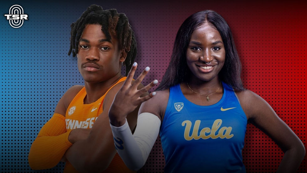 TSR's 2026 NCAA D1 Top-25 Sprint & Hurdles Rankings (Men & Women): Second Edition