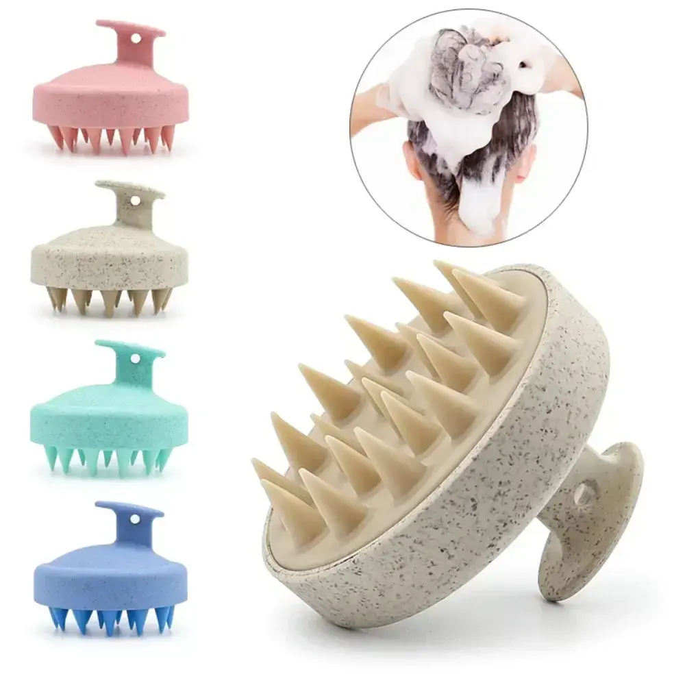 Scalp Massage Shampoo Brush – Gentle Hair Care