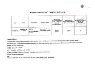 Passeio-Convívio Concelhio 2018