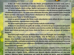 AS MAIAS E OS MAIOS