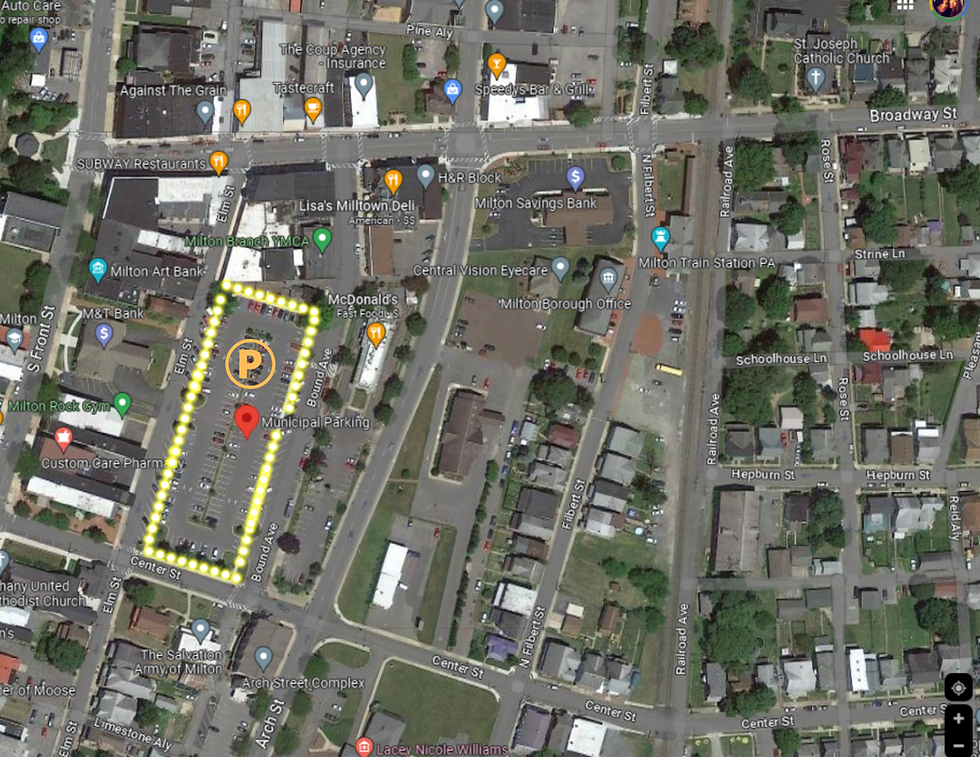 Milton Municipal Parking Lot