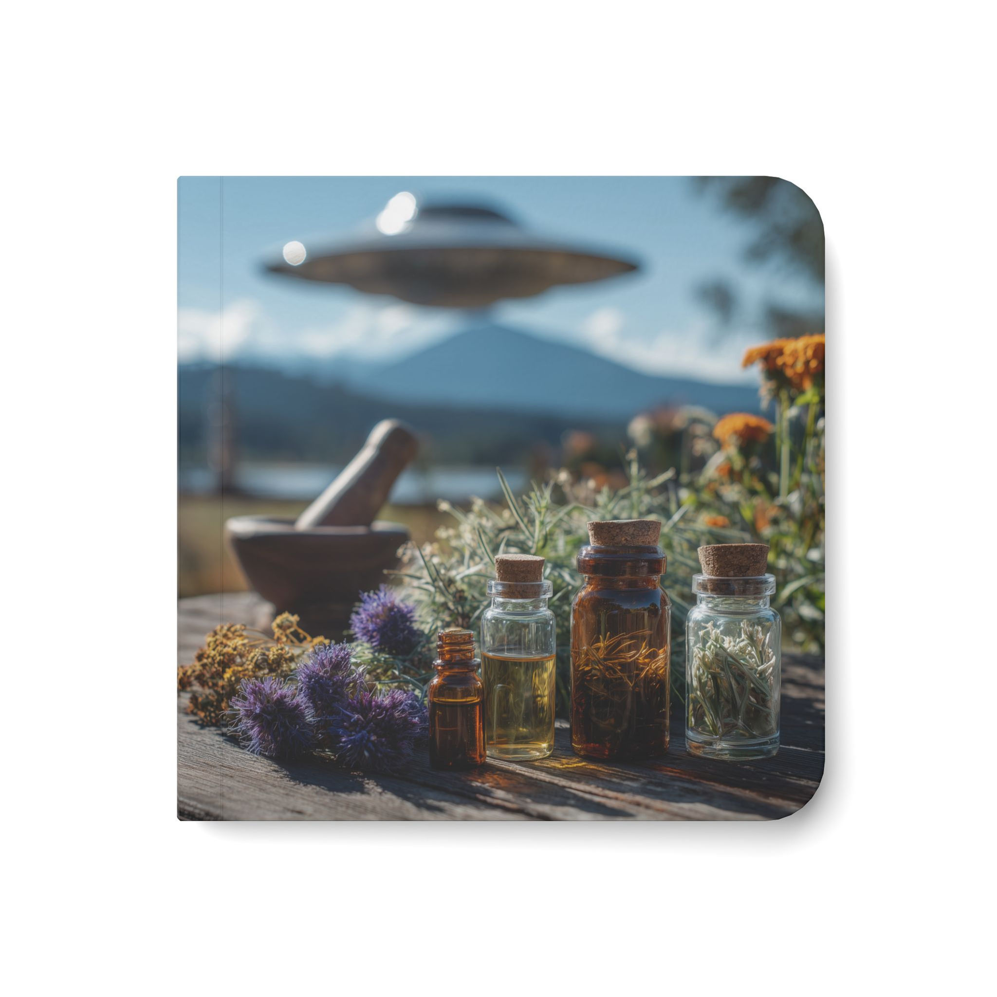 Mount Shasta UFO & Herbalism Board Book – Mystical Mountain Journal