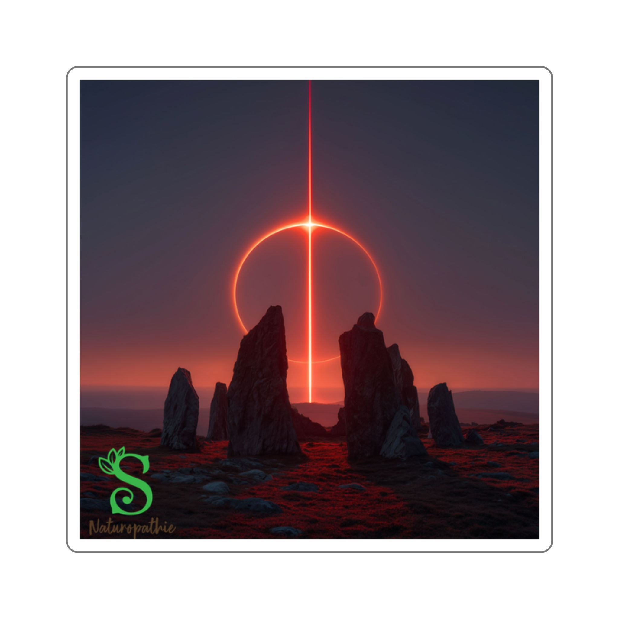 Ancient Druid Herbalism Sticker – Sacred Stones & Earth Energy