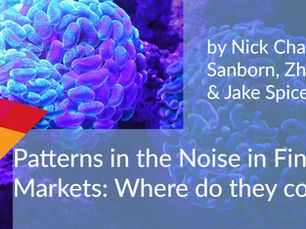 Patterns in the Noise in Financial Markets: Where do they come from?