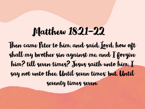 The Power of Forgiveness