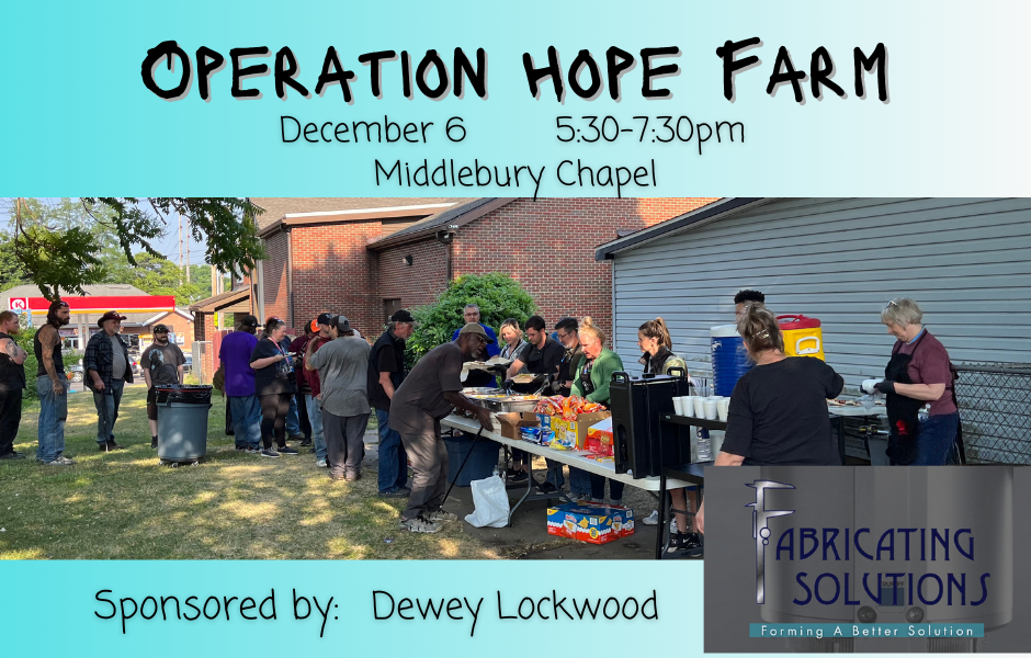 Operation Hope Farm | Sponsored by Fabricating Solutions