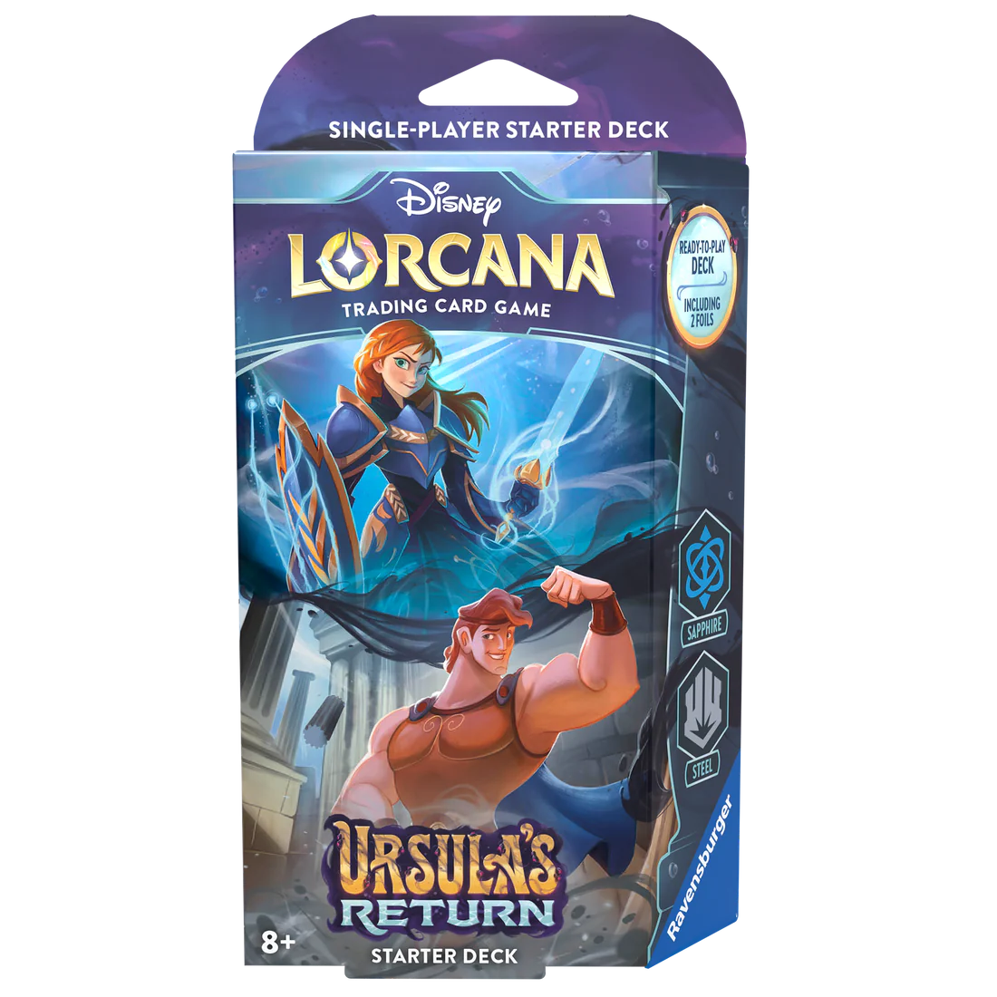 Disney Lorcana: Ursula Return Starter Deck- Sapphire/Steel