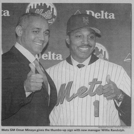 Saturday Seasons: In 2005, Minaya's Happy Return