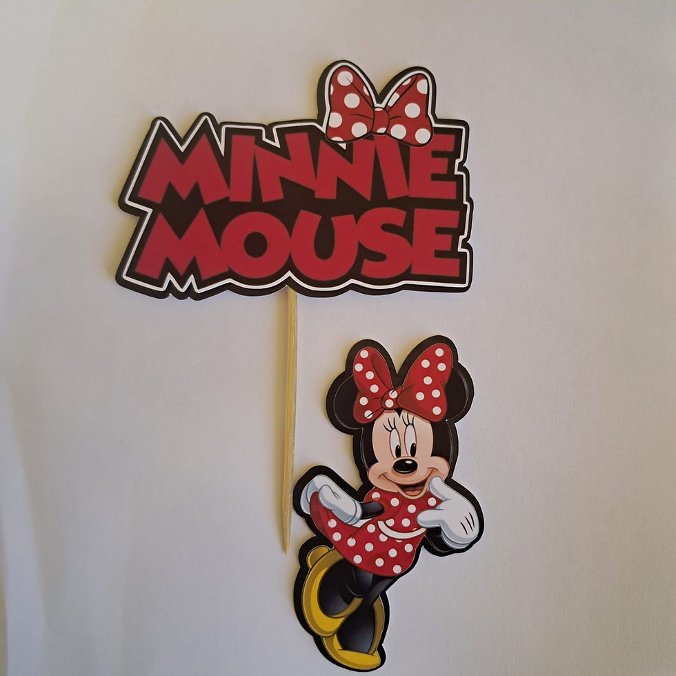 Thumbnail: Ready-made cardstock cake toppers