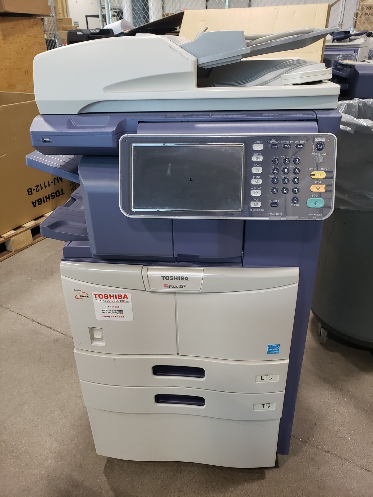 Toshiba E-Studio 357 Black & White Multifunction Printer