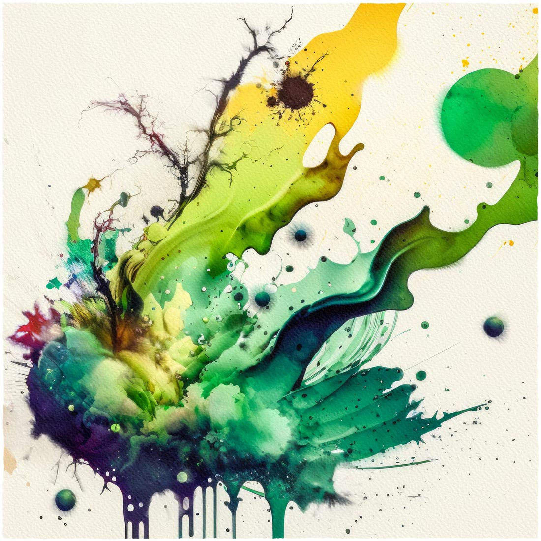 Abstract Drawing – Rooster