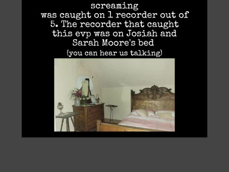 EVP of man screaming at The Villisca Ax Murder House