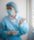 Nurse wearing PPE