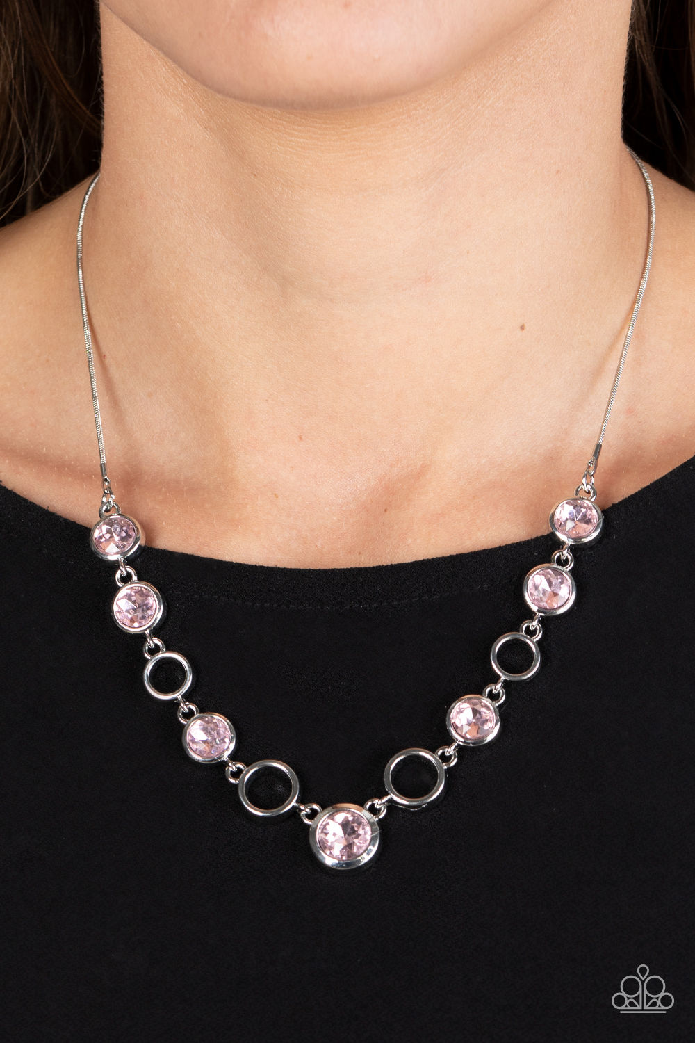 Elegantly Elite - Pink - Necklace