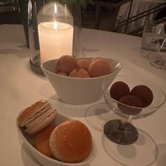 Mignardises from Per Se in Manhattan, New York. Three Michelin-star restaurant. Photo from Jabri Fine Dining photographer Emma Jabri, JFD.