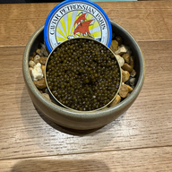 Caviar from Soseki in Orlando, FL, Michelin-star experience. Photographed by Jabri Fine Dining. Chef's Michael Collantes and Kevil Abanilla