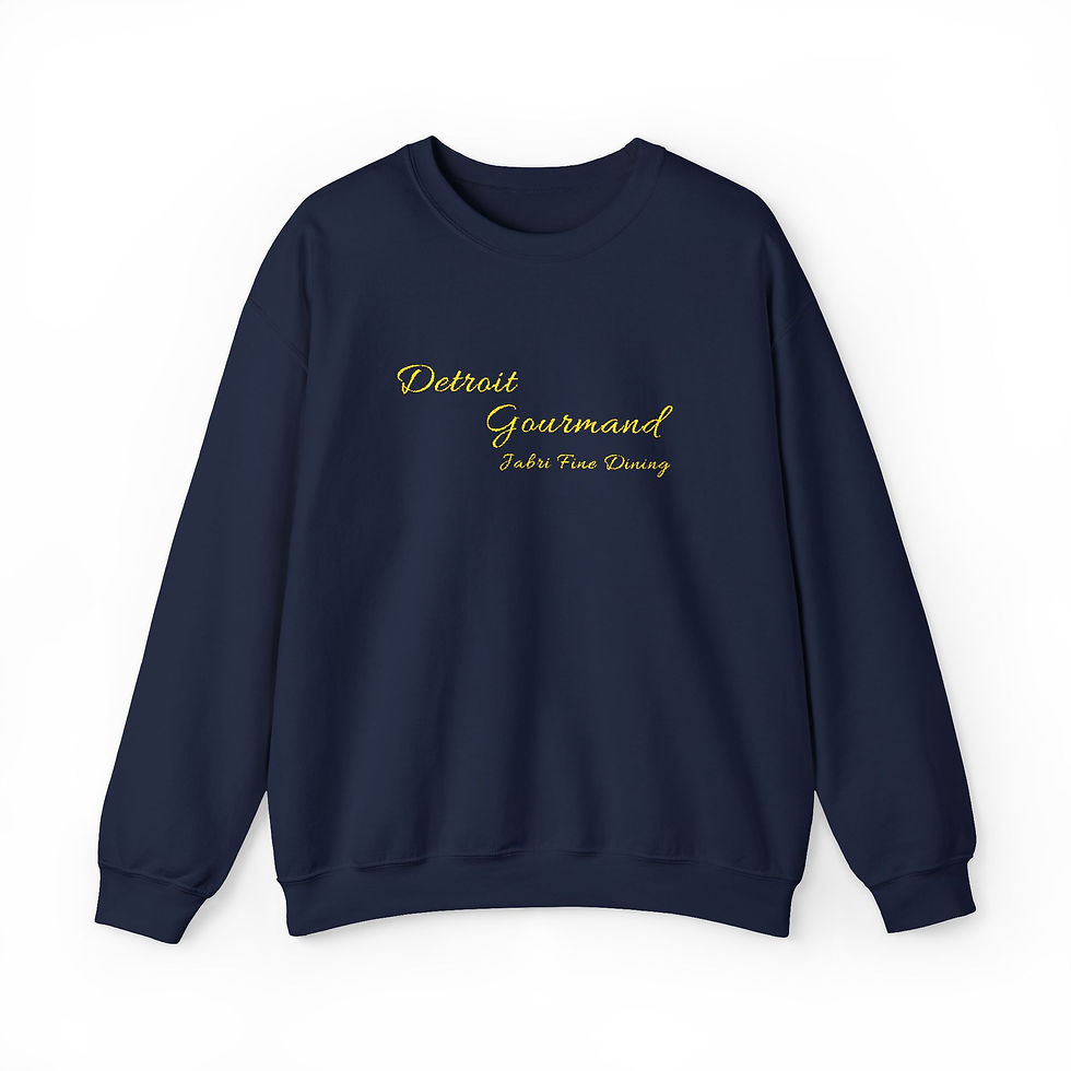 Thumbnail: Detroit Gourmand - Embroidered Crewneck Sweatshirt