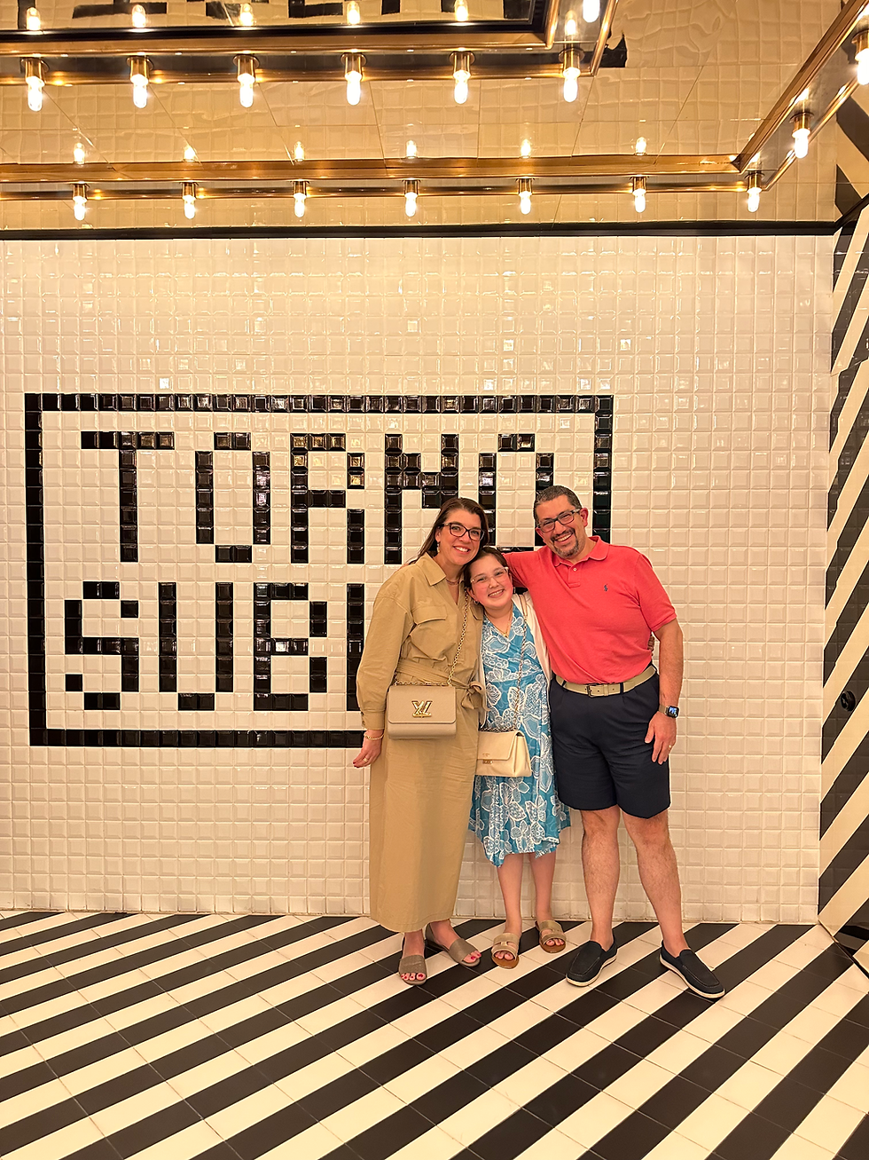 Family Photo at Torno Subito Resturant