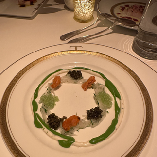 Osteria Caviar from Charlie Trotter Pop-up, a collaboration with Next and Dylan Trotter. Jabri Fine Dining