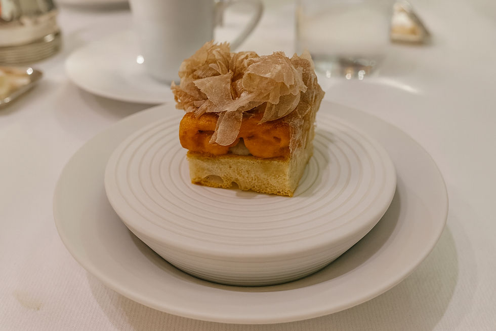 signature sea urchin on brioche