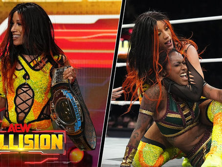 Results and recap for AEW Dynamite and Collision on November 19, 2025 in Boston, as Mercedes Moné becomes the Undisputed ROH Women's World TV Champion (pictured).