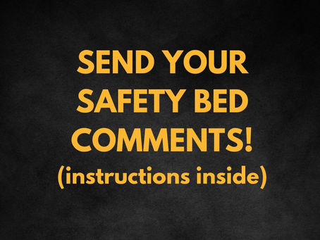 Send Your Public Comments on Safety Beds!