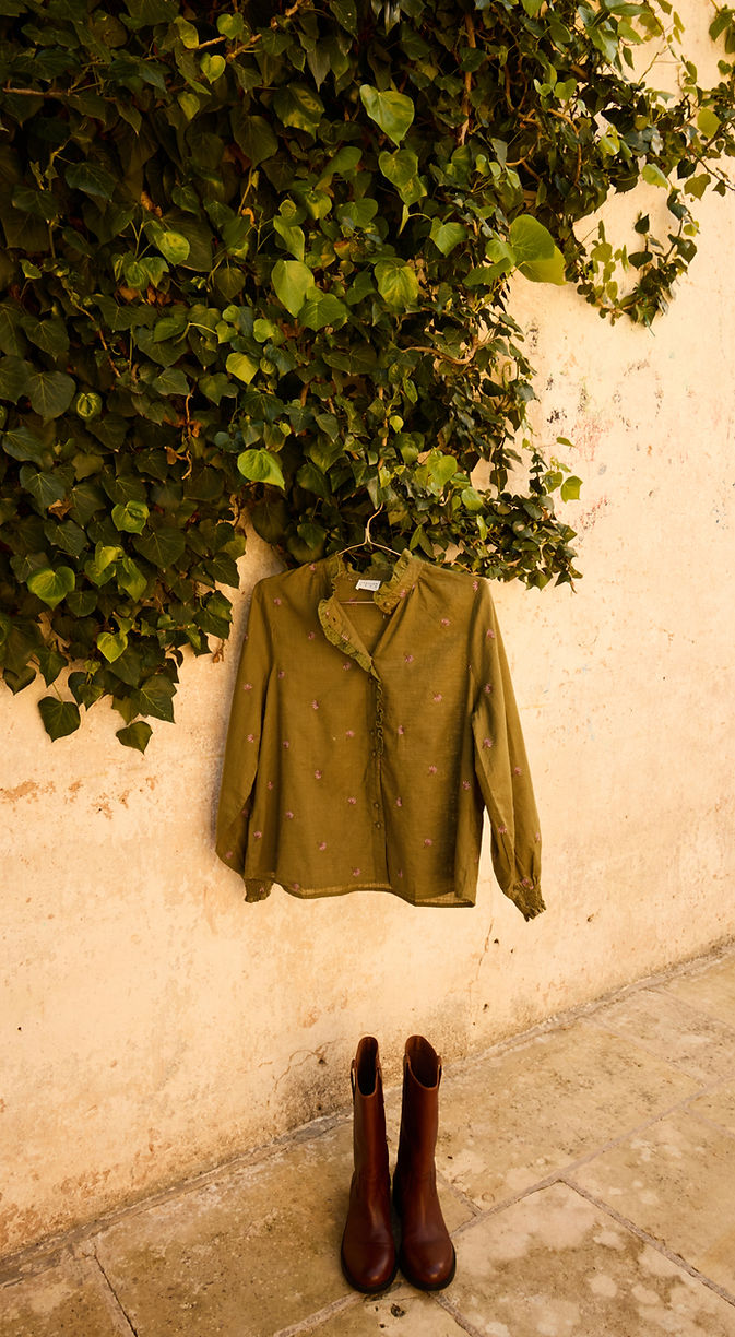 Blouse kaki Atelier Rêve
